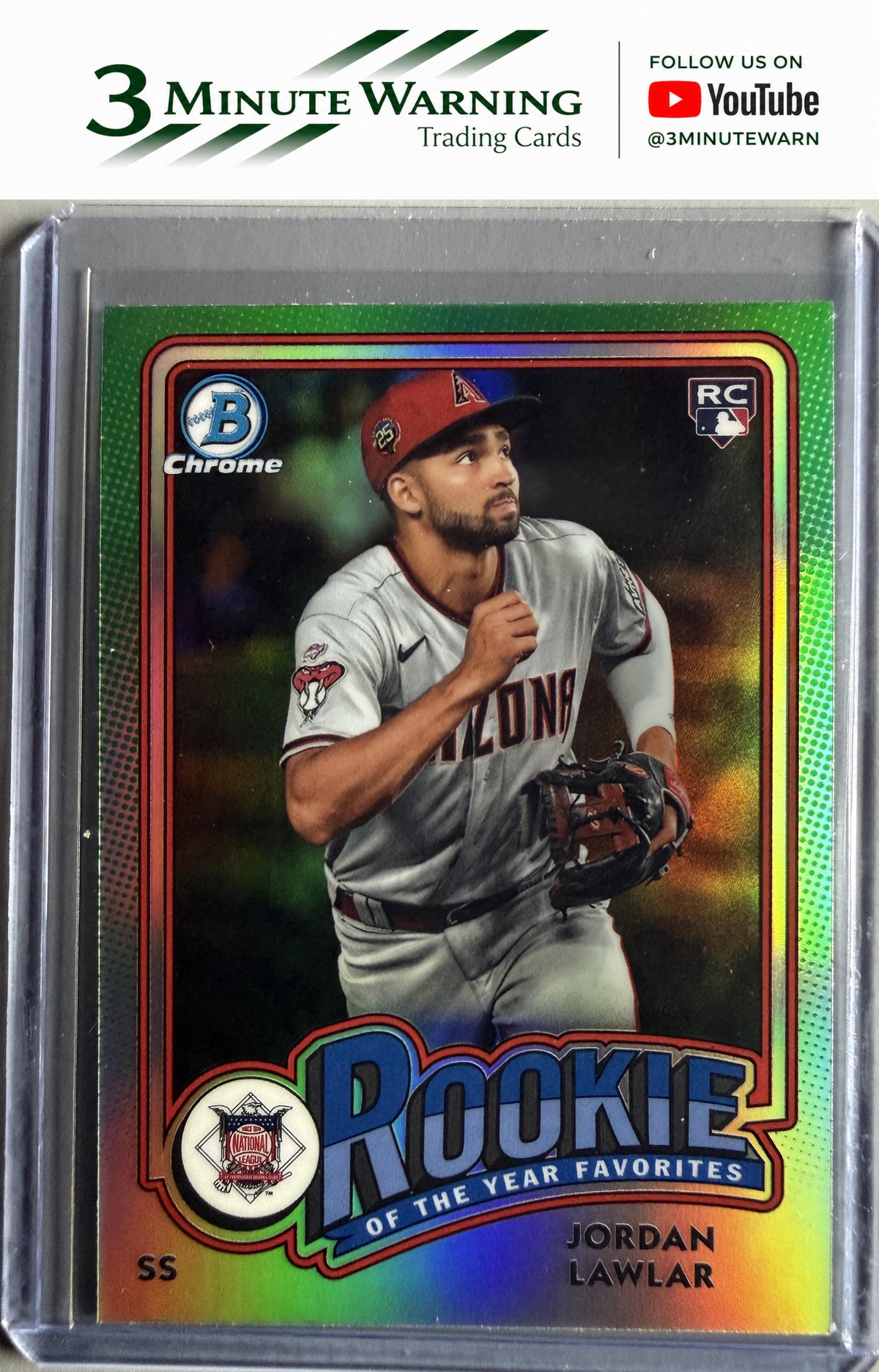 2024 Bowman #ROY-7 Jordan Lawlar Rookie of the Year Favorites