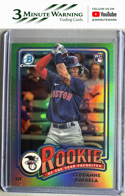 2024 Bowman #ROY-5 Ceddanne Rafaela Rookie of the Year Favorites