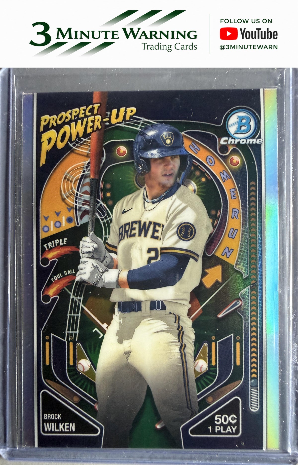 2024 Bowman #PP-7 Brock Wilken Prospect Power-Up