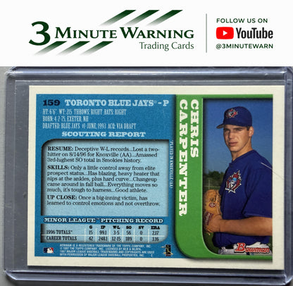 1997 Bowman #159 Chris Carpenter