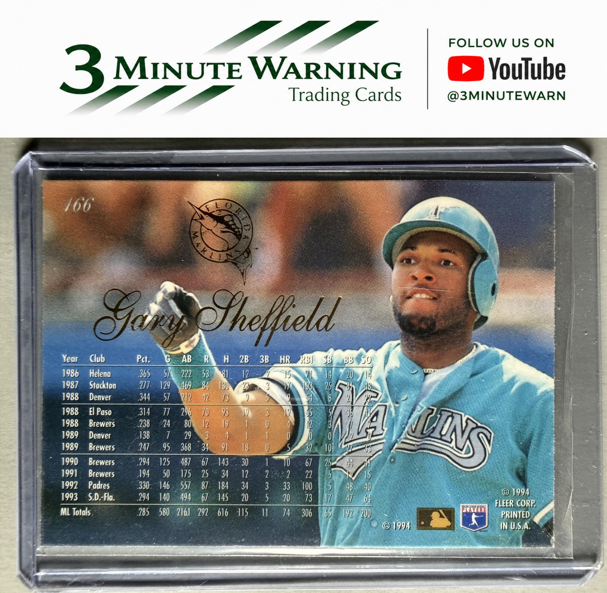 1994 Flair #166 Gary Sheffield