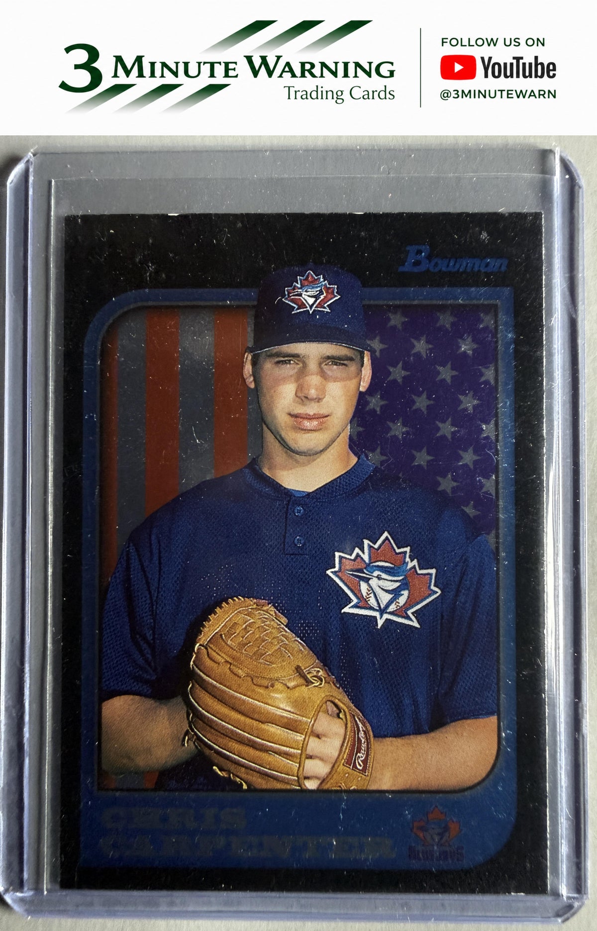 1997 Bowman #159b Chris Carpenter International