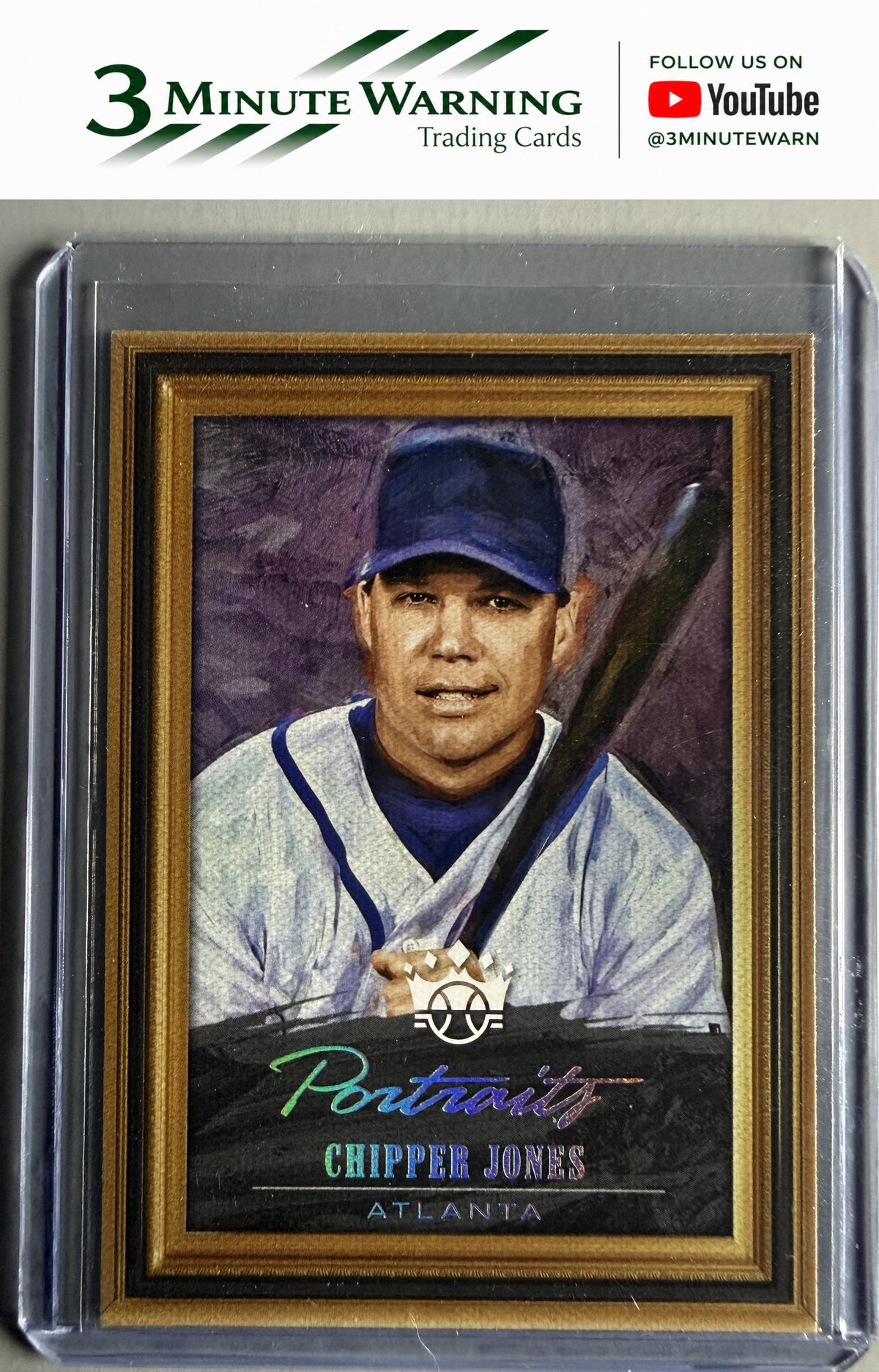 2018 Panini Diamond Kings #P4 Chipper Jones Portraits