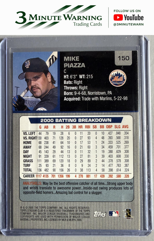 2001 Stadium Club #150 Mike Piazza