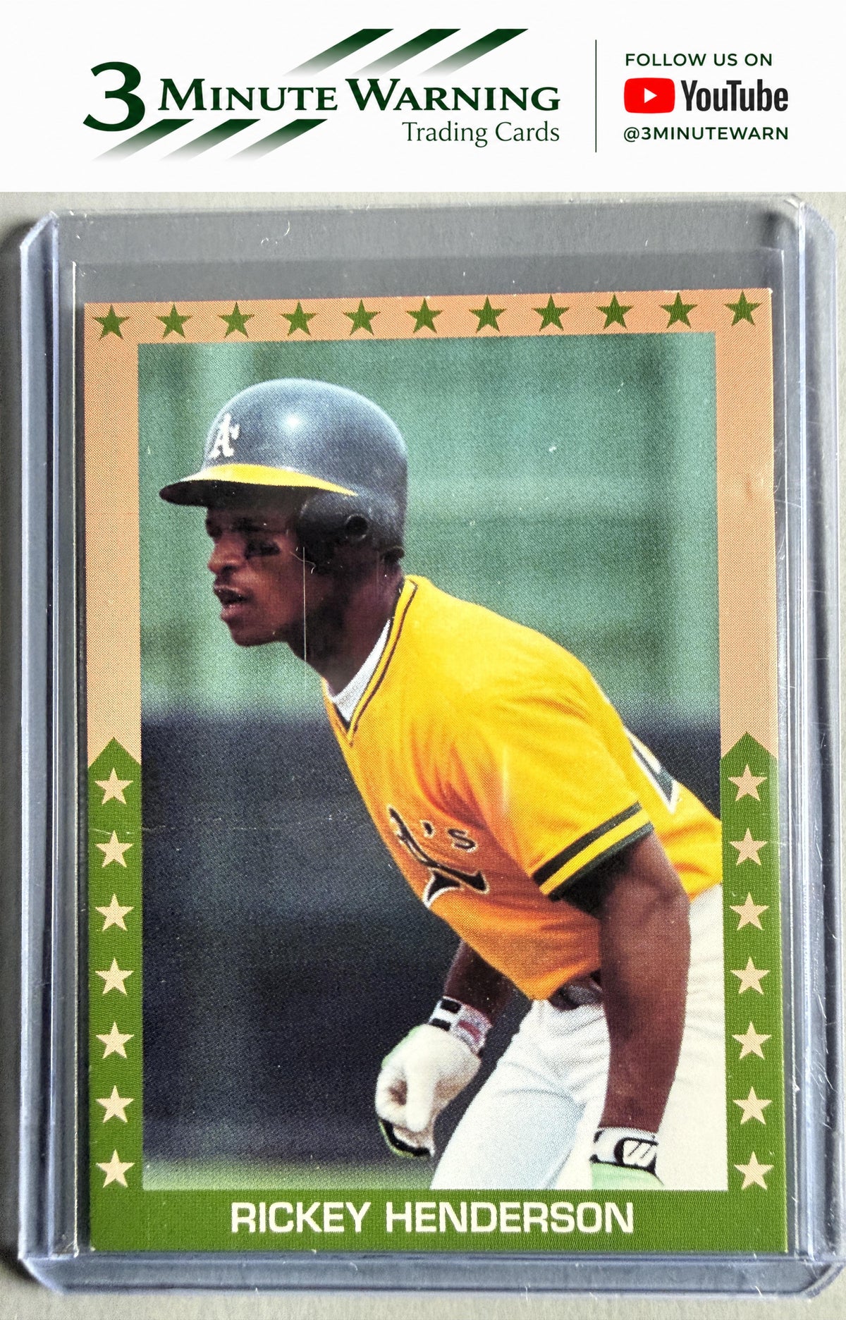 1990 Baseballs Finest Stars (unlicensed) #NNO Rickey Henderson