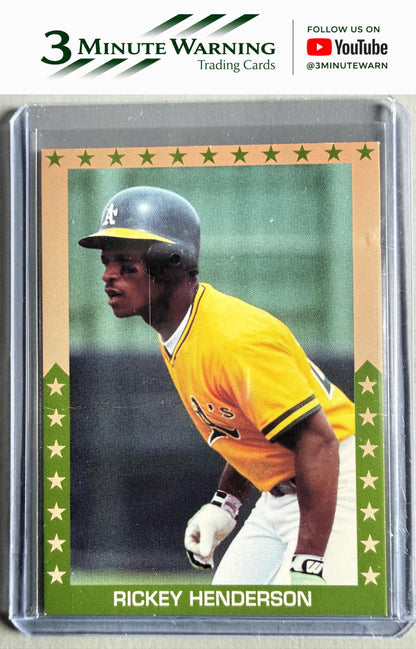 1990 Baseballs Finest Stars (unlicensed) #NNO Rickey Henderson