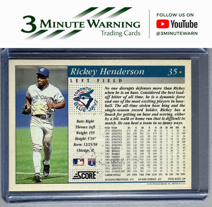 1994 Score #35 Rickey Henderson