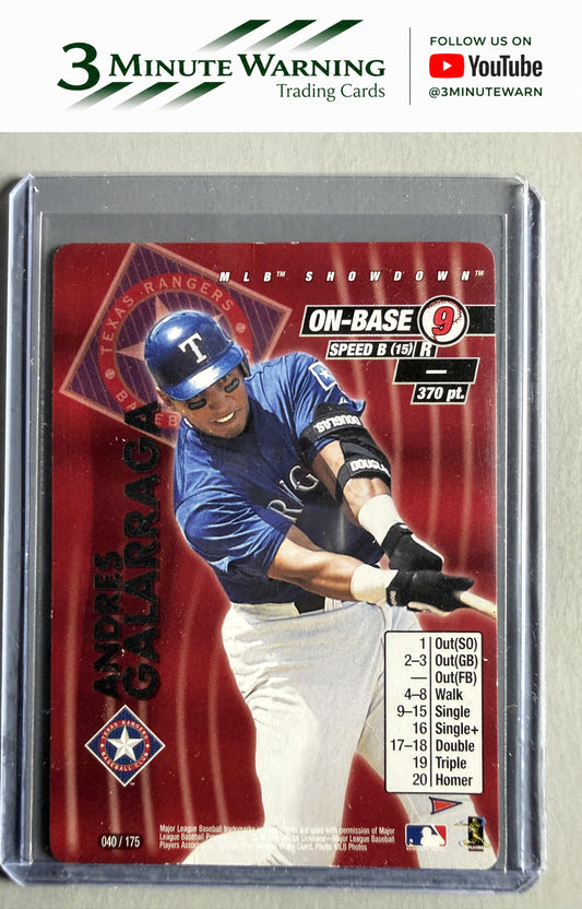 2001 MLB Showdown Pennant Run #040 Andres Galarraga
