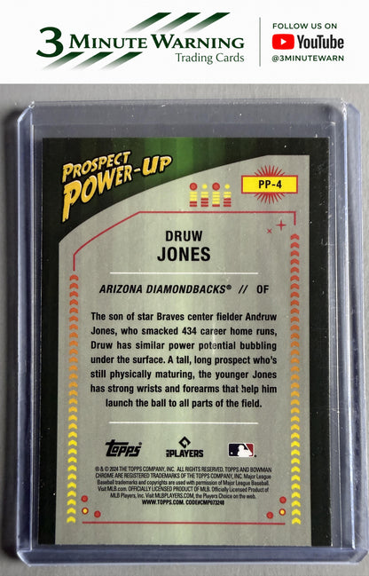 2024 Bowman #PP-4 Druw Jones Prospect Power-Up
