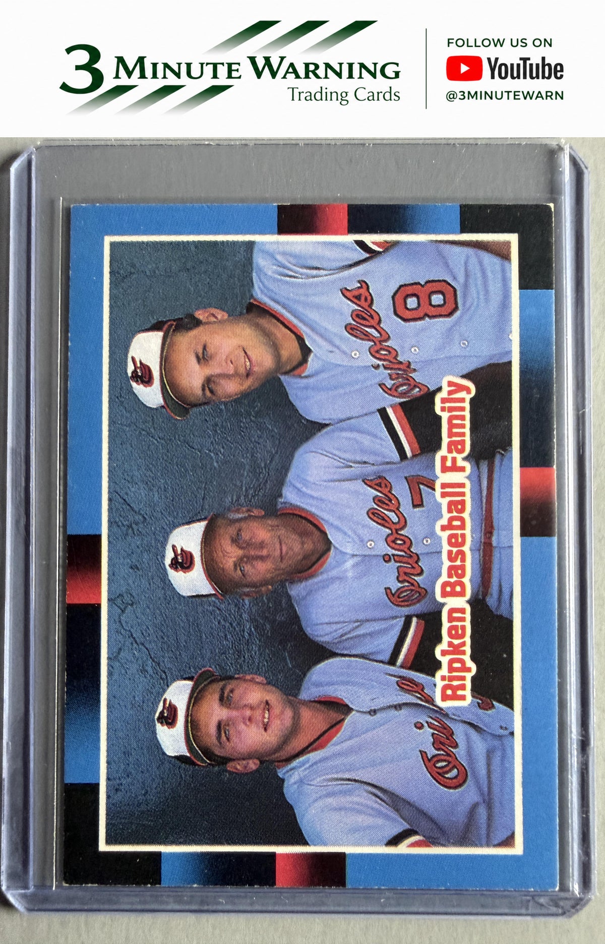 1988 Donruss #625 Ripken Baseball Family (Ripken / Ripken Sr. / Ripken Jr.)