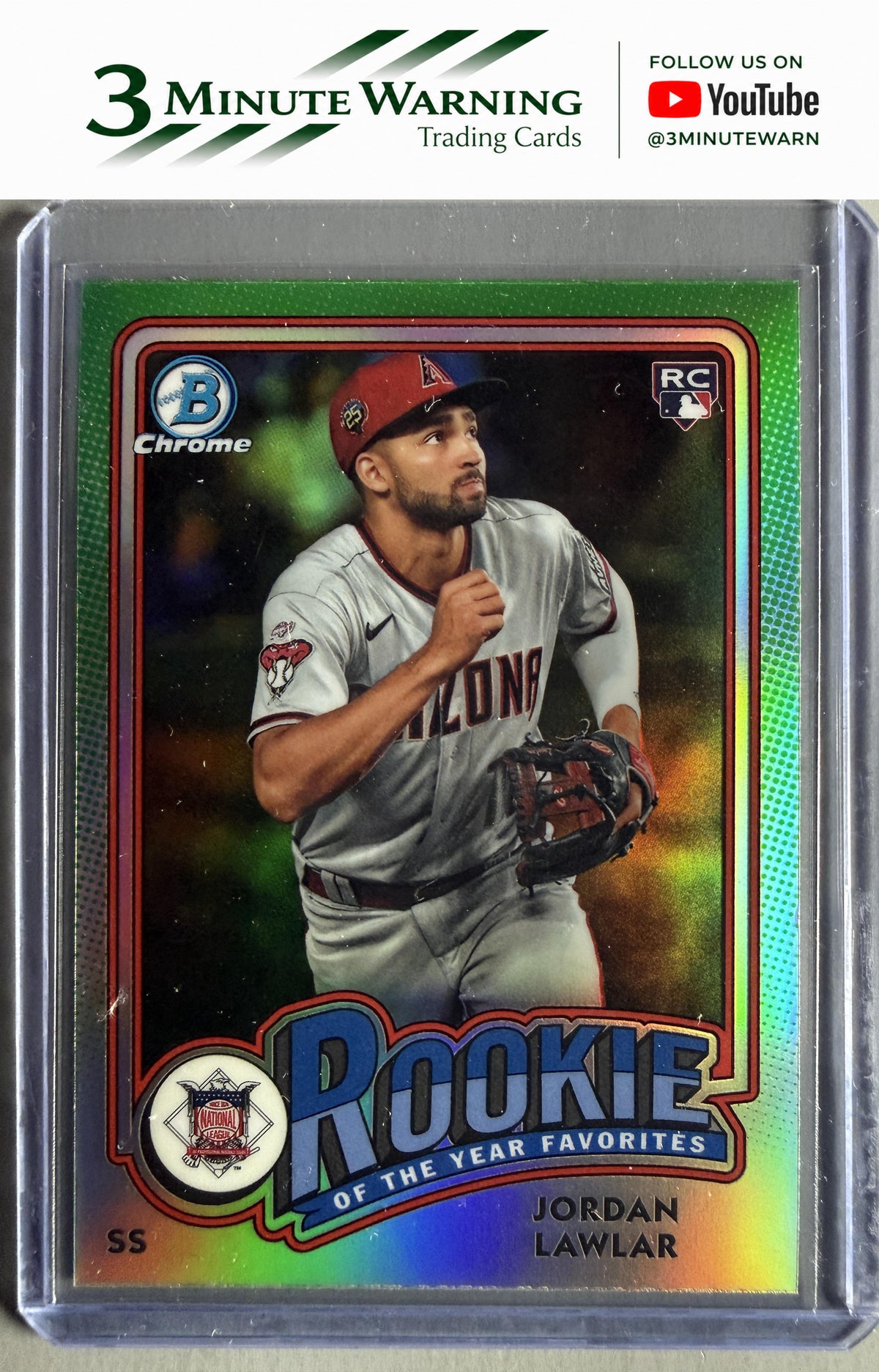 2024 Bowman #ROY-7 Jordan Lawlar Rookie of the Year Favorites