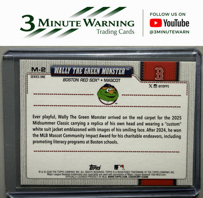 2026 Topps #M-2 Wally the Green Monster Mascots