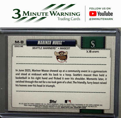 2026 Topps #M-8 Mariner Moose Mascots