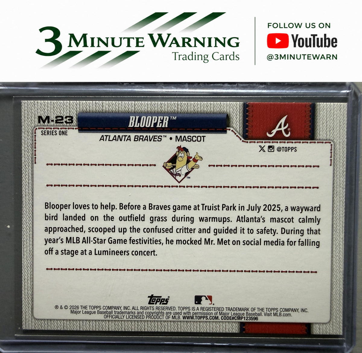 2026 Topps #M-23 Blooper Mascots