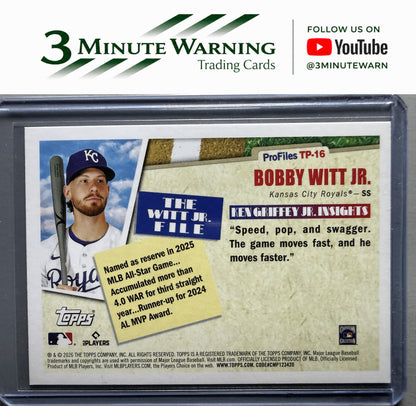 2026 Topps #TP-16 Bobby Witt Jr. Profiles