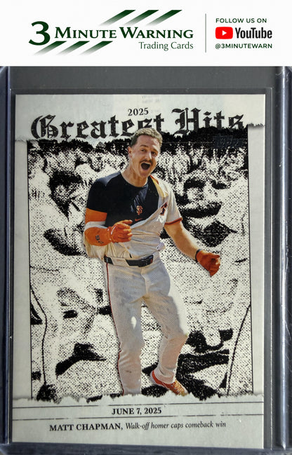 2026 Topps #GH-9 Matt Chapman 2025 Greatest Hits