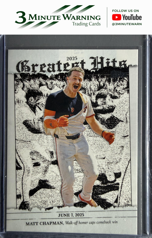 2026 Topps #GH-9 Matt Chapman 2025 Greatest Hits