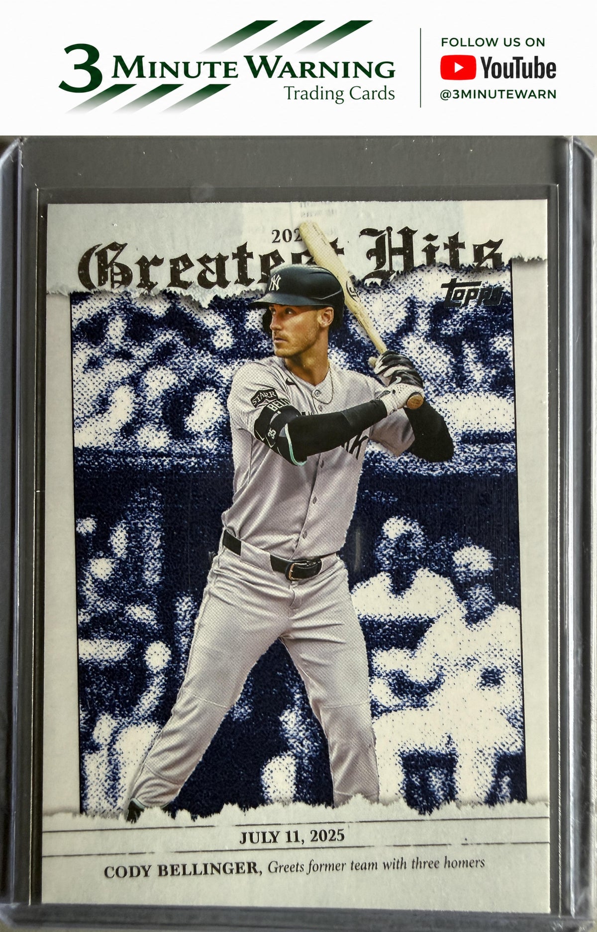 2026 Topps #GH-15 Cody Bellinger 2025 Greatest Hits