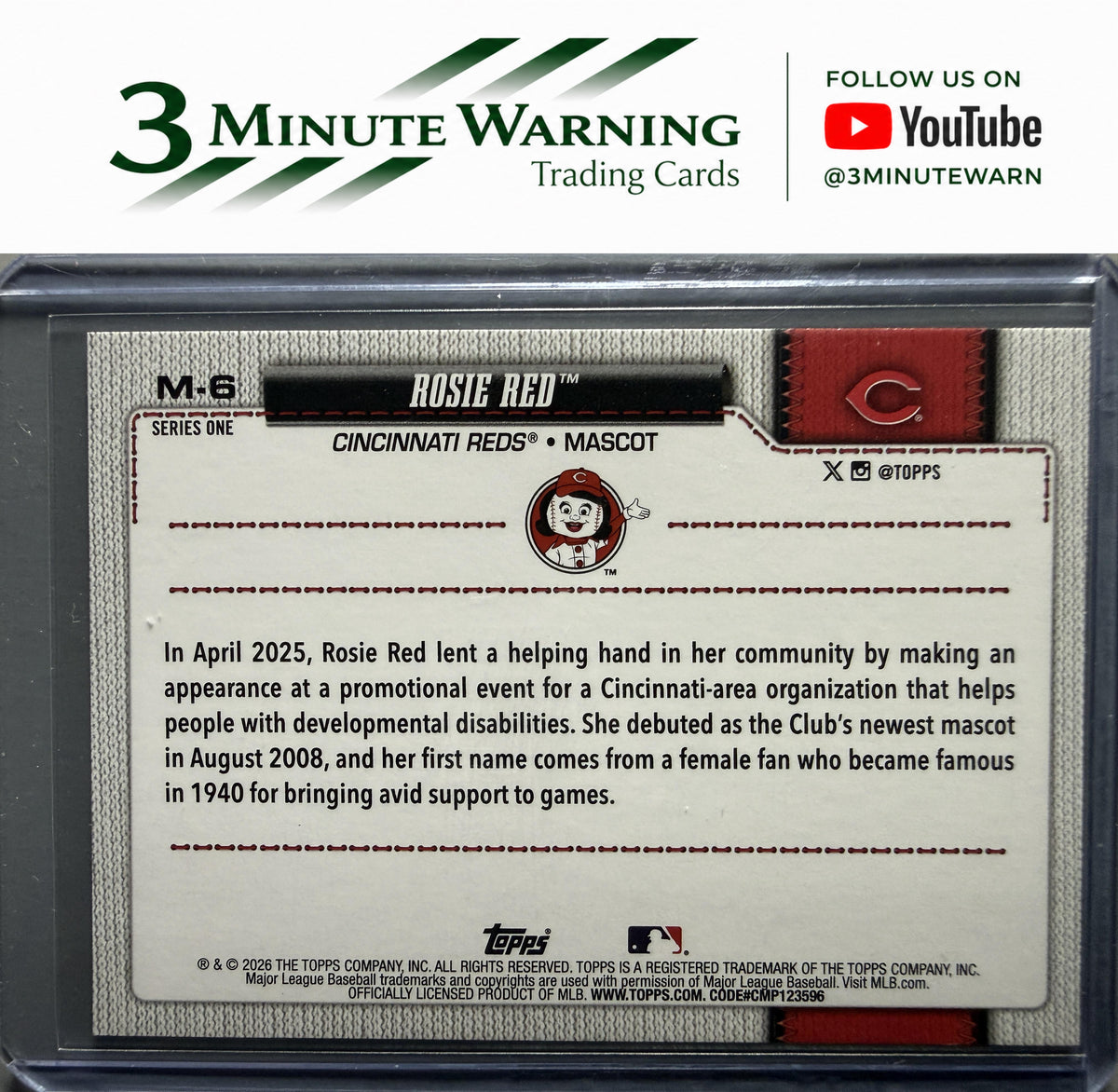 2026 Topps #M-6 Rosie Red Mascots