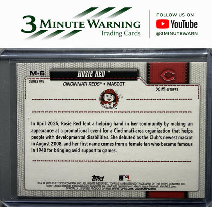 2026 Topps #M-6 Rosie Red Mascots