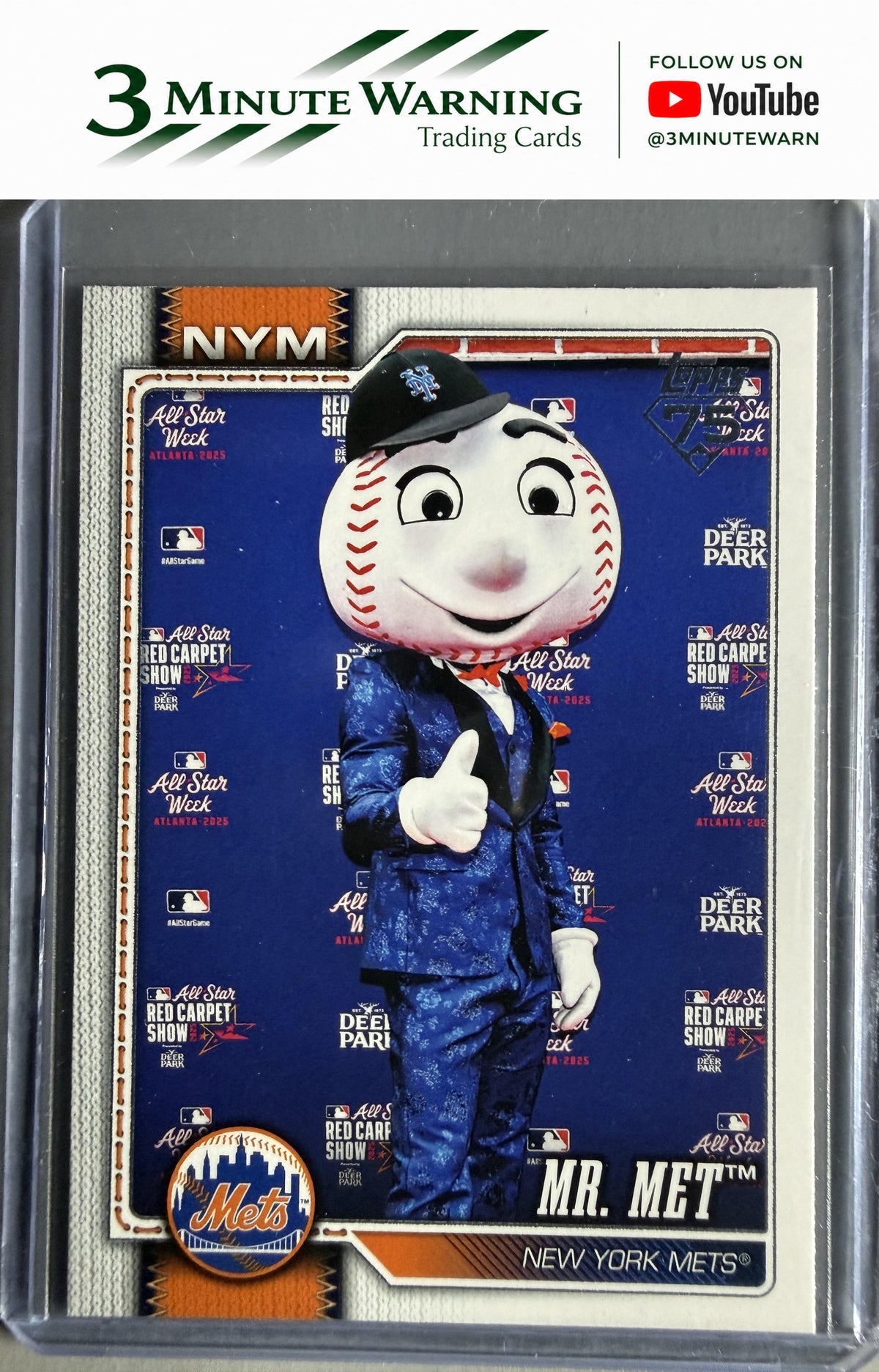 2026 Topps #M-11 Mr. Met Mascots