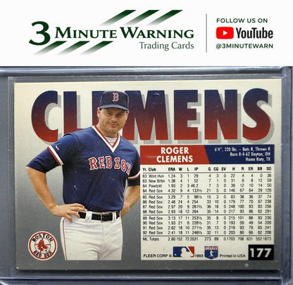 1993 Fleer #177 Roger Clemens