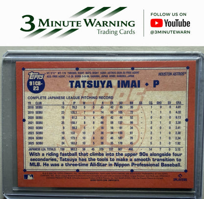 2026 Topps Chrome #91CB-23 Tatsuya Imai 1991 Topps Baseball