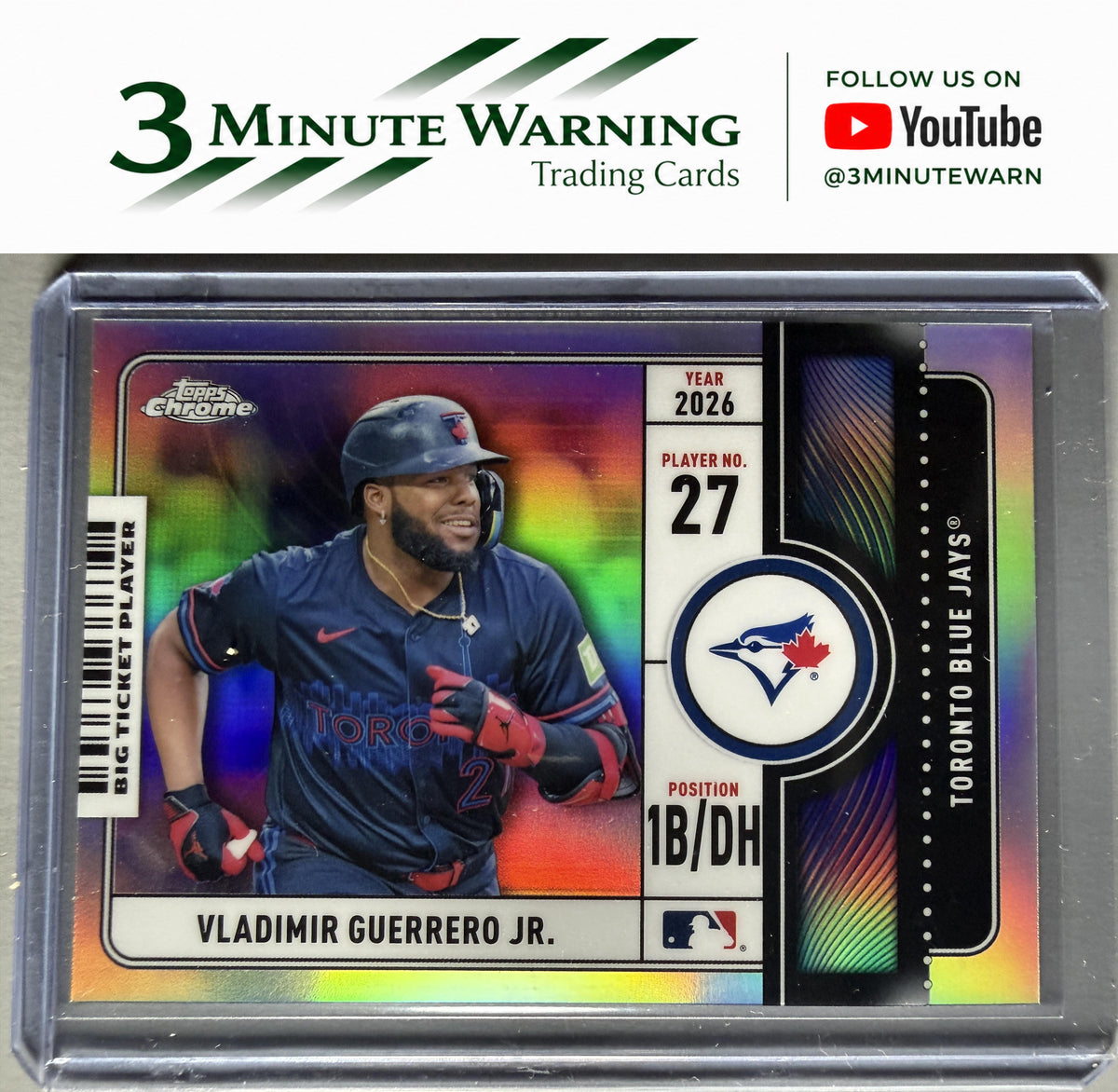 2026 Topps Chrome #BTP-17 Vladimir Guerrero Jr. Big Ticket Player