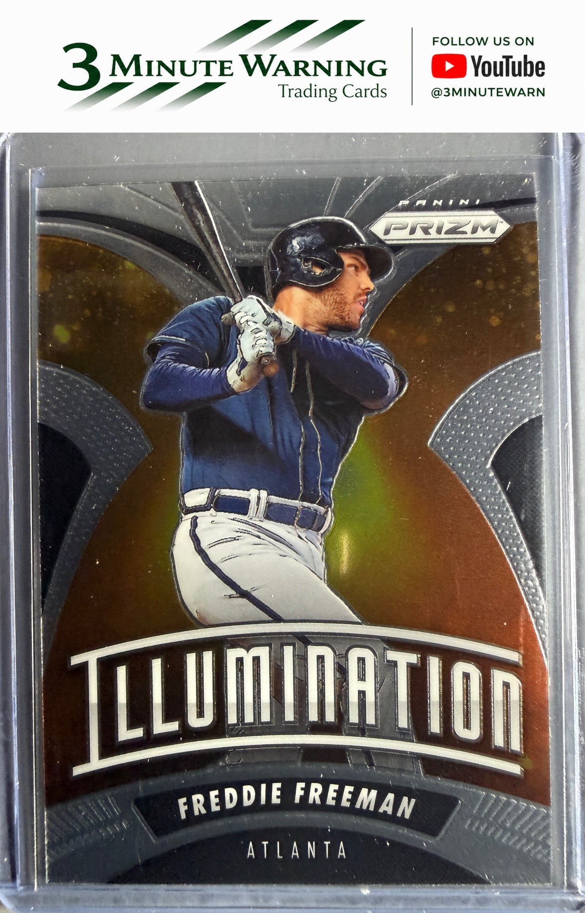 2020 Panini Prizm #I-7 Freddie Freeman Illumination
