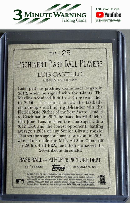 2020 Topps #TR-25 Luis Castillo Turkey Red 2020 (Series 1)