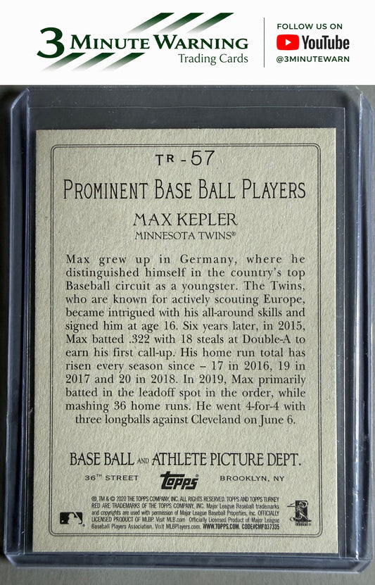 2020 Topps #TR-57 Max Kepler Turkey Red 2020 (Series 1)