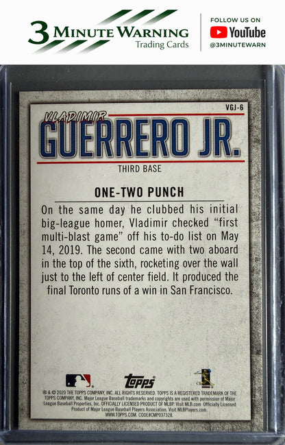 2020 Topps #VGJ-6 Vladimir Guerrero Jr. Player Highlights Vladimir Guerrero Jr.