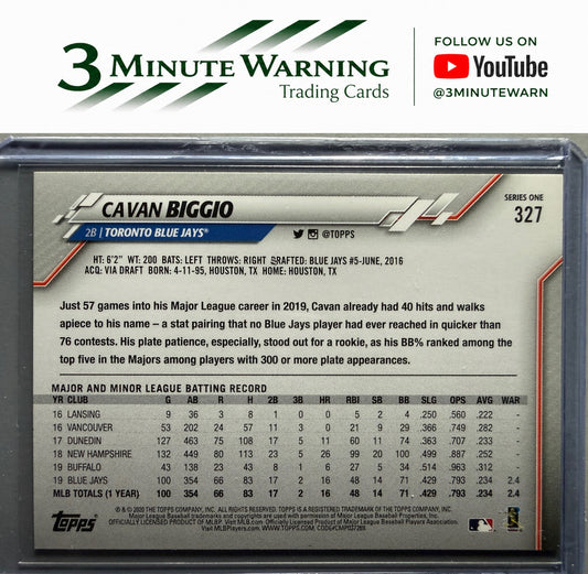 2020 Topps #327 Cavan Biggio