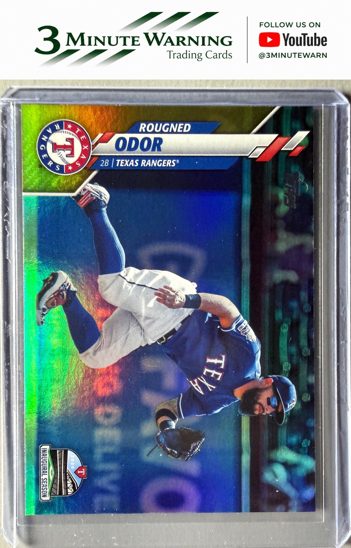 2020 Topps #657 Rougned Odor Gold Foil