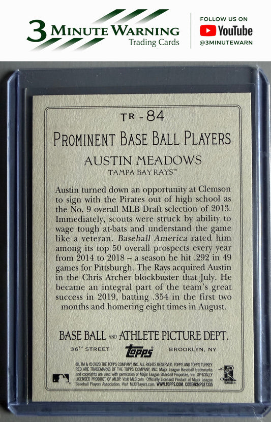 2020 Topps #TR-84 Austin Meadows Turkey Red 2020 (Series 1)