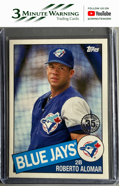 2020 Topps #85TB-48 Roberto Alomar 1985 Topps Baseball (Series Two)