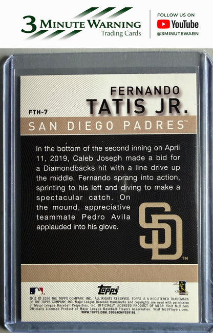 2020 Topps #FTH-7 Fernando Tatis Jr. Fernando Tatis Jr. Highlights