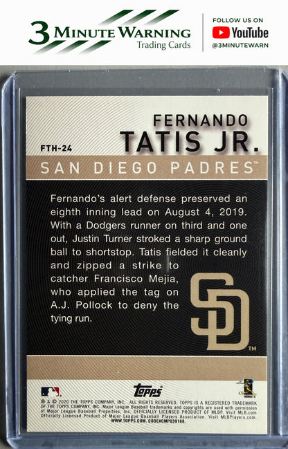2020 Topps #FTH-24 Fernando Tatis Jr. Fernando Tatis Jr. Highlights