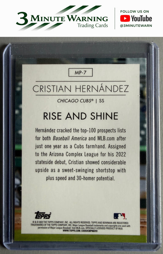 2023 Bowman #MP-7 Cristian Hernandez Modern Prospects