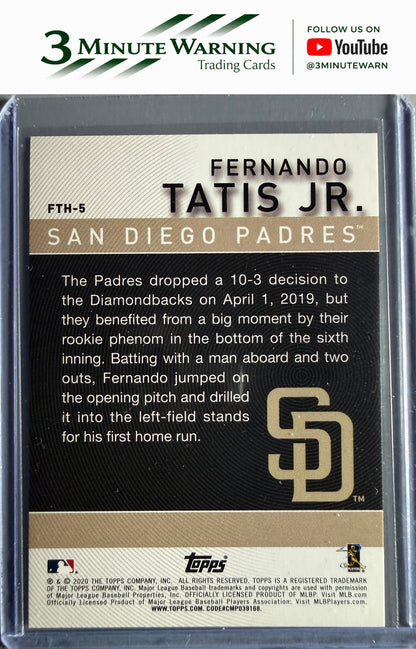 2020 Topps #FTH-5 Fernando Tatis Jr. Fernando Tatis Jr. Highlights