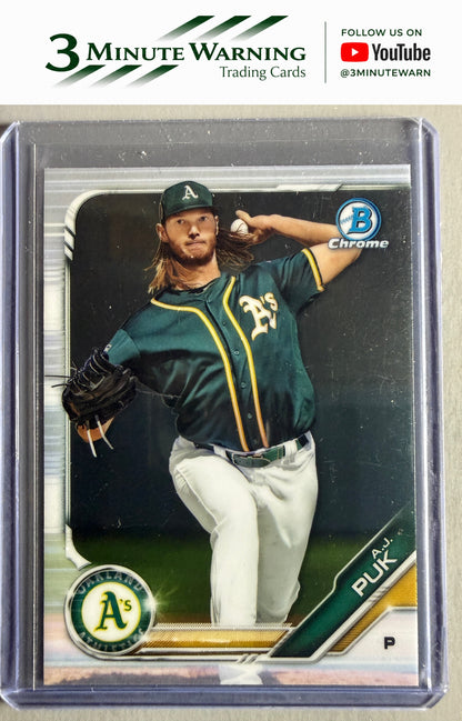 2019 Bowman #BCP-17 A.J. Puk Chrome Prospects