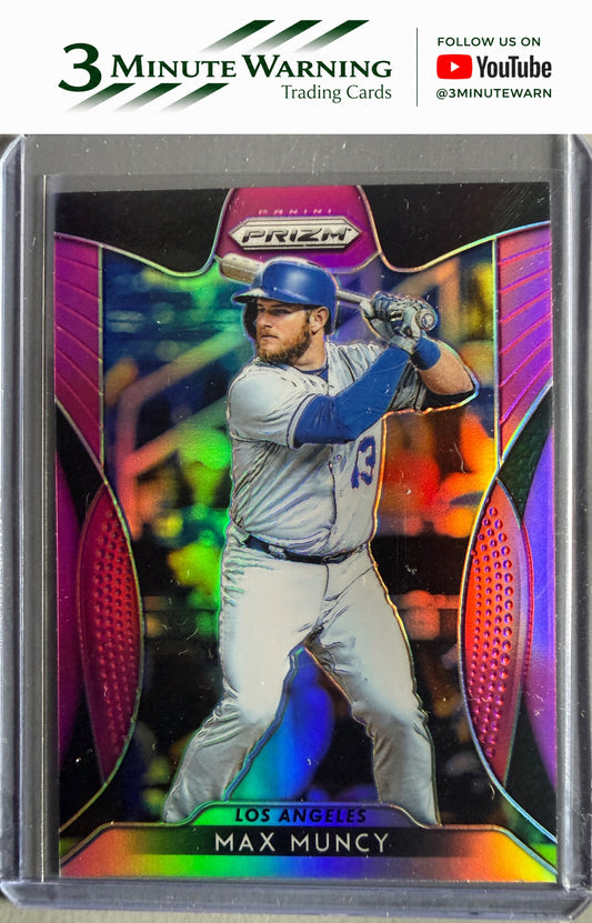 2019 Panini Prizm #218 Max Muncy Pink Prizm