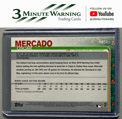 2019 Topps Holiday #HW51 Oscar Mercado