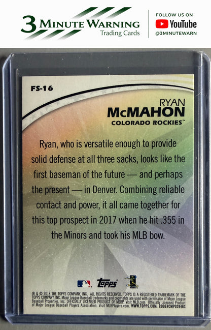 2018 Topps #FS-16 Ryan McMahon Future Stars