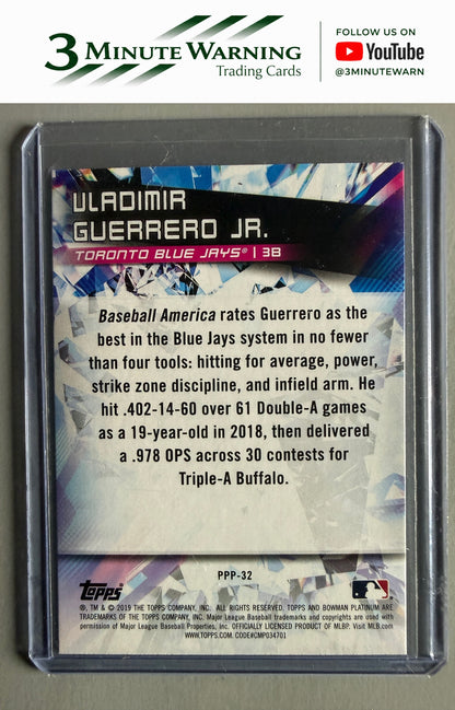 2019 Bowman Platinum #PPP-32 Vladimir Guerrero Jr. Prismatic Prodigies
