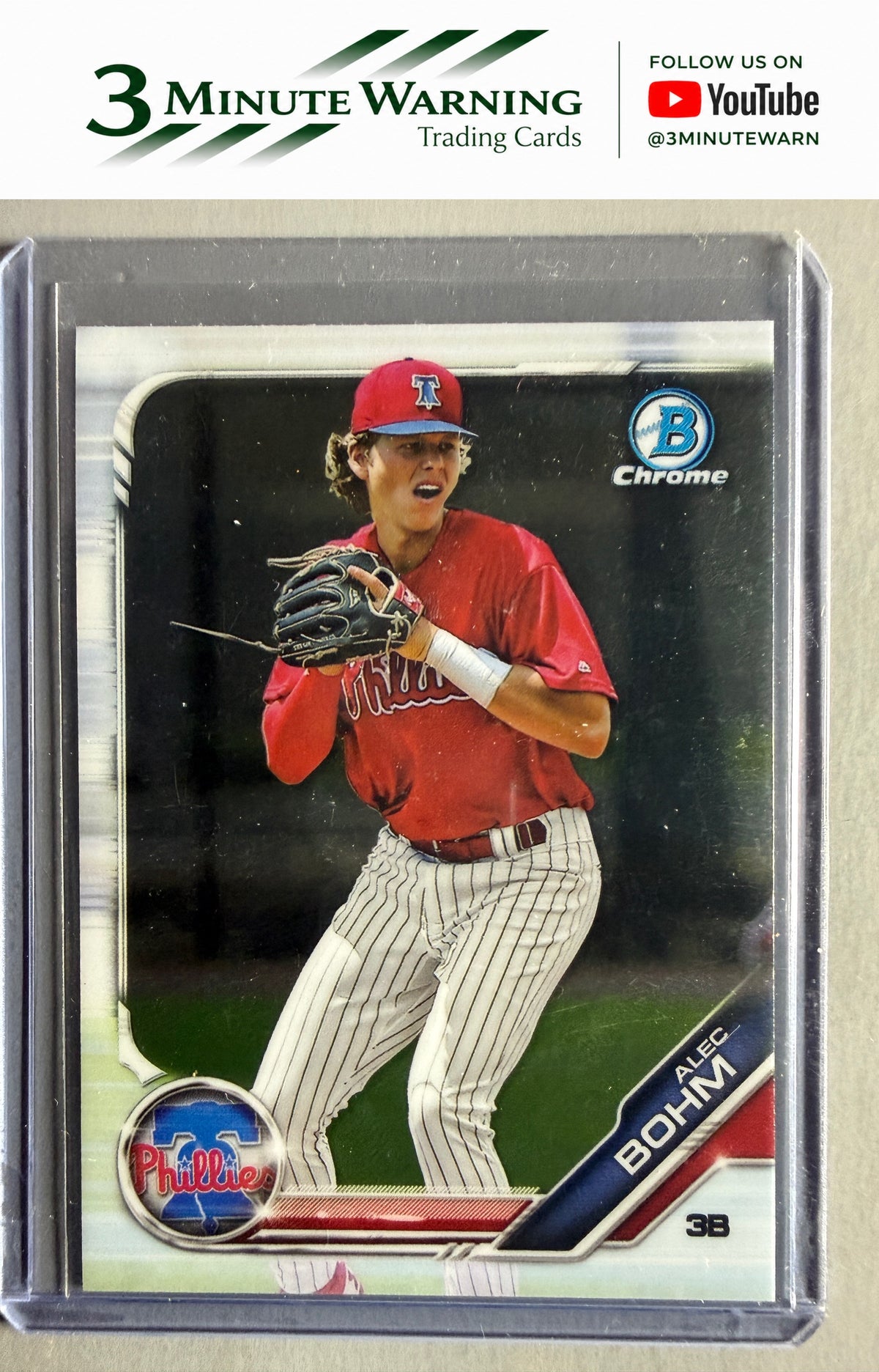 2019 Bowman #BCP-2 Alec Bohm Chrome Prospects