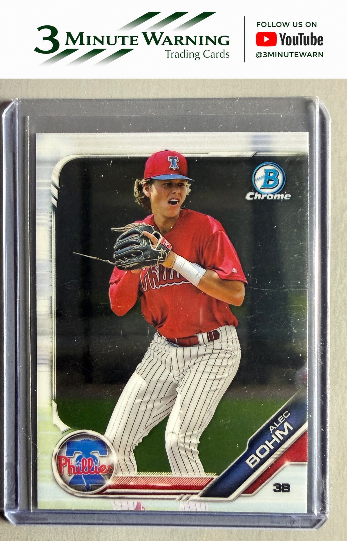 2019 Bowman #BCP-2 Alec Bohm Chrome Prospects