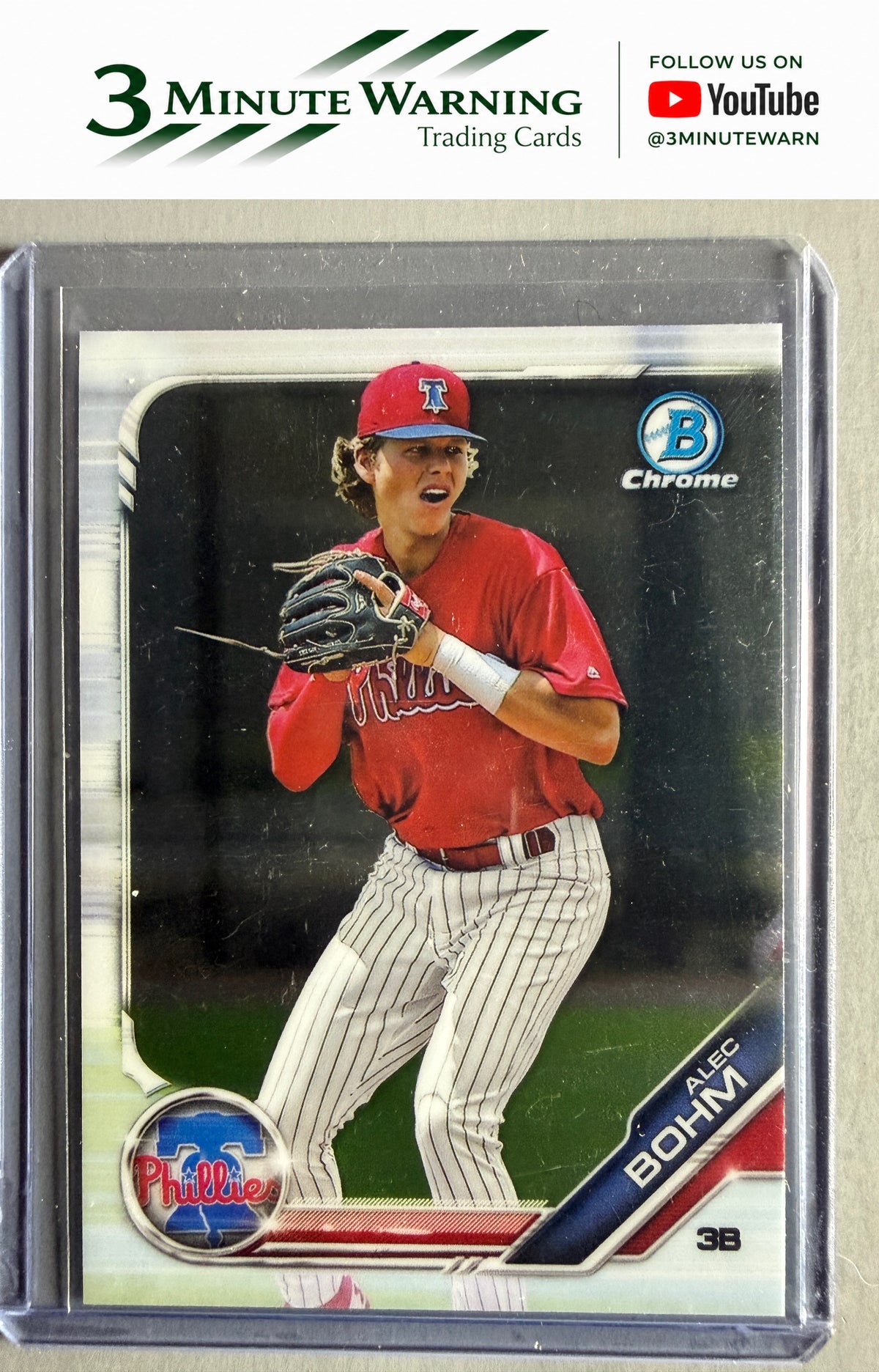 2019 Bowman #BCP-2 Alec Bohm Chrome Prospects