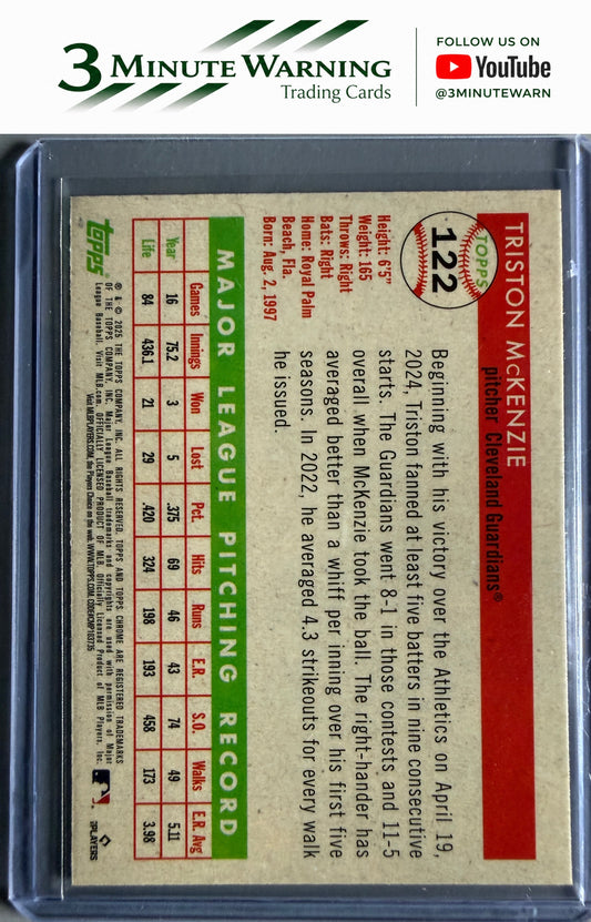 2025 Topps Chrome Platinum #122 Triston McKenzie