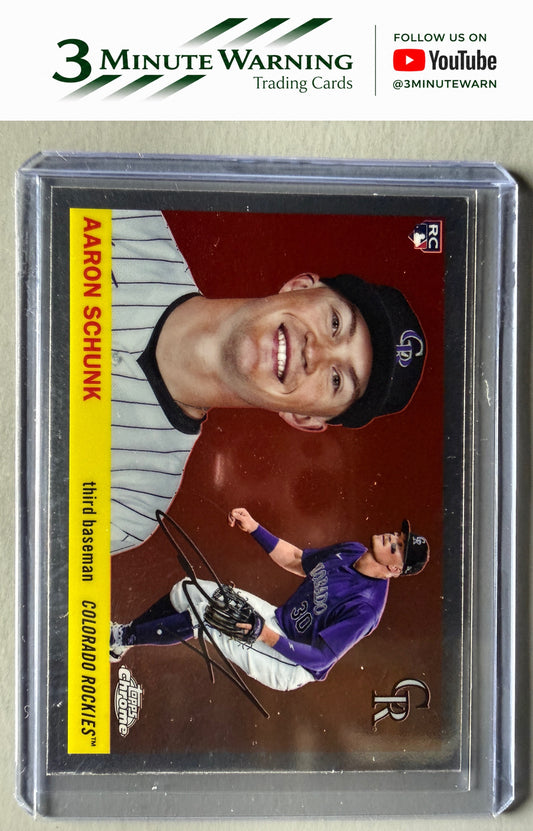 2025 Topps Chrome Platinum #386 Aaron Schunk